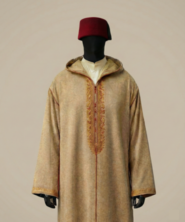 جلابة سويدي خياطة اليد